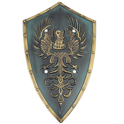 暗黑之魂同款金翼图纹盾牌PU软胶