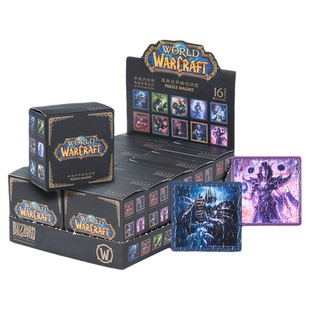 Blizzard暴雪官方正版游戏周边魔兽世界巫妖王伊利丹磁吸拼图盲盒