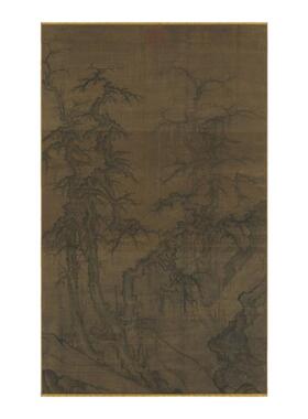 许道宁乔木图郭熙寒林图山水画