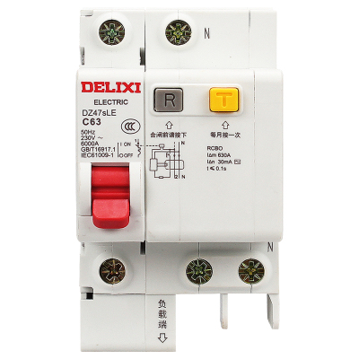 漏电保护器德力西1P2P3P4P