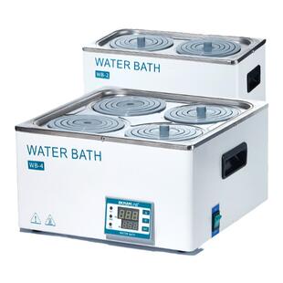 数显恒温水浴锅实验室磁力搅拌电热水浴箱小型水浴锅防干烧单双孔