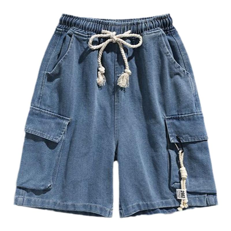 【限时优惠】牛仔工装短裤男