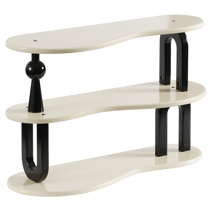 EMITDOOG家居客厅饰品玄关入户钥匙收纳摆件奶油风置物架杯架装饰