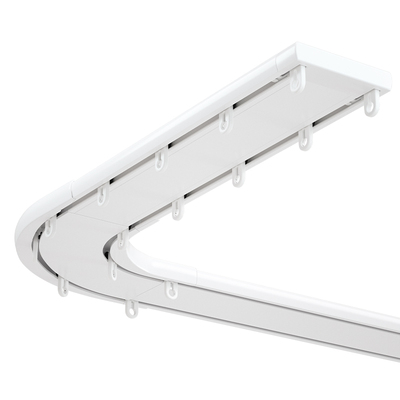 花芙缦窗帘轨道静音连体双轨