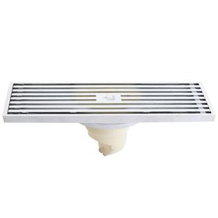 潜水艇官方全铜长方形地漏大排量防臭卫生间长条型旗舰店官网正品