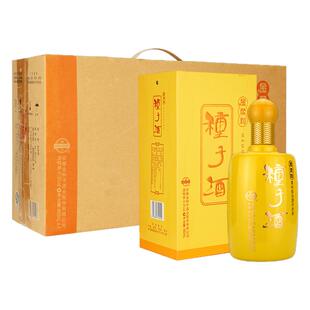 金种子金柔和41.8度浓香型酿酒白酒460ml×4整箱端午送长辈酒礼盒