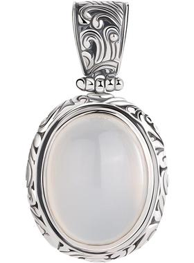 海盗船银饰吊坠女新款简约百搭款