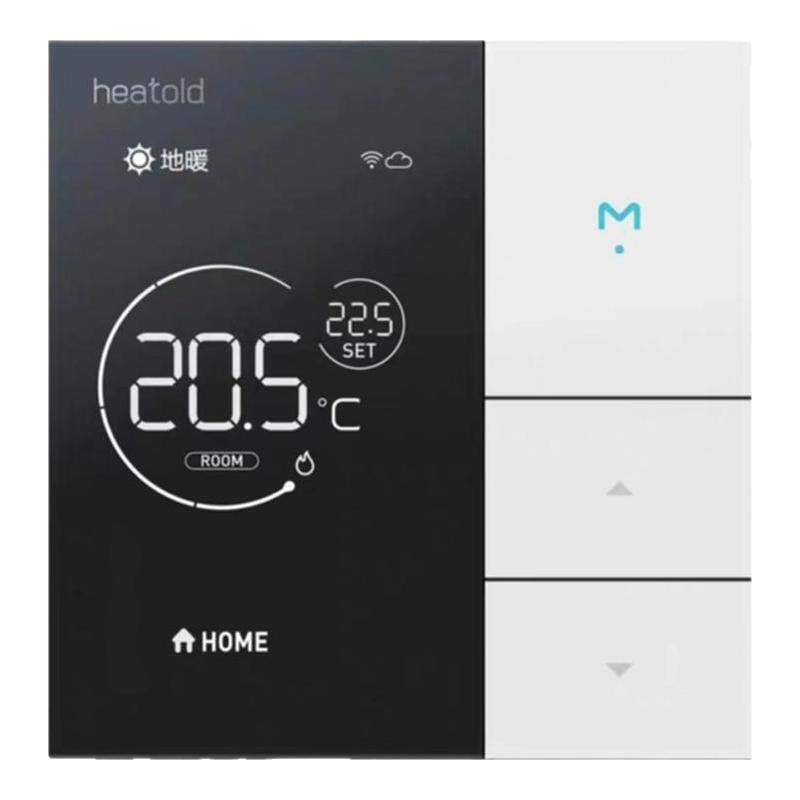 已接入米家新M2希到Heatcold智能温控器小爱同学地暖空调控制面板