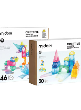 mideer弥鹿磁力积木益智玩具