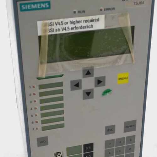 SIEMENS 7SJ64 SIPROTEC 7SJ6401-4EB22-3FA4/CC OVERCURRENT PRO