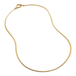 Monica Vinader莫妮卡项链蛇骨链银镀金轻奢时尚颈链小众设计复古