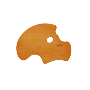 丰丰调色板油画木质调色盘福勒克调色板丙烯蜂蜜色方形圆形调色板