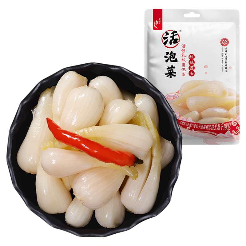 老坛子活泡菜藠头开味解腻