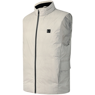 许龙一同款鹅绒FILA 斐乐官方羽绒马甲男冬季新款高尔夫运动上衣