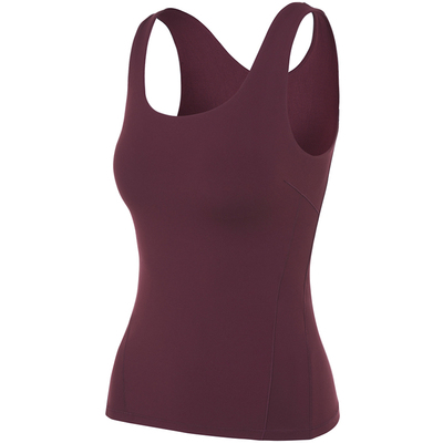 凡圣瑜伽高端U领一体杯背心