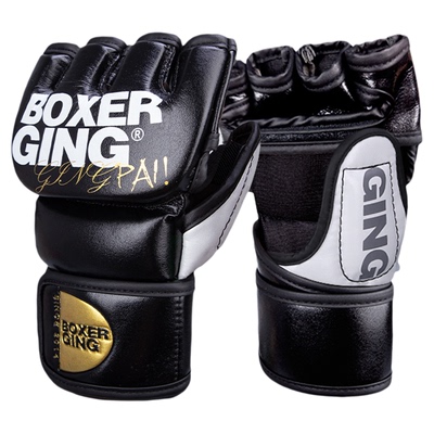 专业半指拳击手套男散打搏击泰拳