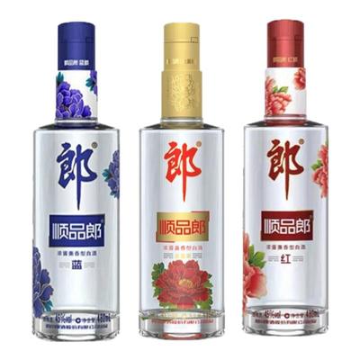 郎酒顺品郎45度白酒480ml*3瓶