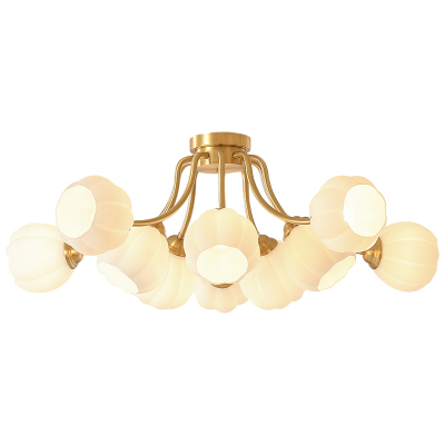 法式复古客厅吸顶灯吊灯