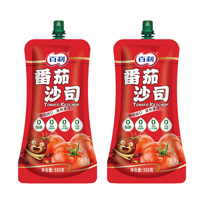 百利番茄酱0脂肪小包装番茄沙司
