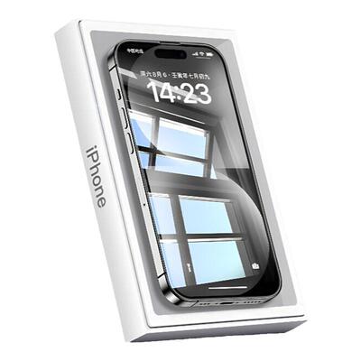 适用苹果15系列钢化膜新款无指纹