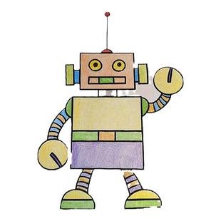 儿童宝宝男孩变形机器人金刚涂色填色本涂鸦学画手绘画本益智玩具