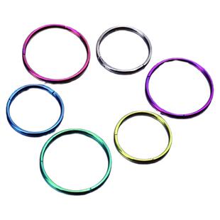 Shinma 0.8MM18G钛合金钛钢卡扣环鼻翼环鼻环耳骨环欧美穿刺饰品