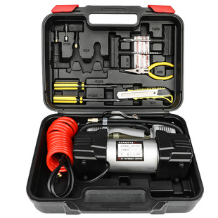 220V家用双缸小型打气泵摩托车农用三轮车汽车轮胎篮球泳圈充气泵