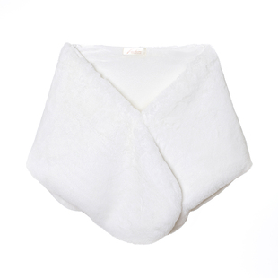 斗篷坎肩毛披风冬季保暖外搭旗袍裙礼仪迎宾晚礼服毛披肩开衫外套