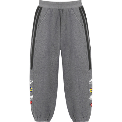 贝田一体绒加绒加厚男童运动裤