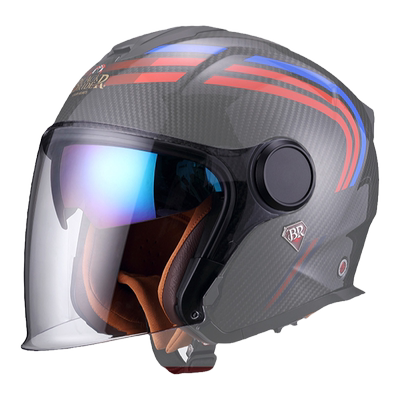 BR头盔镜片遮阳长镜片