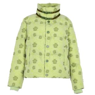 【哈妮克孜同款】花木深新中式羽绒服女短款白鹅绒服高领冬季外套