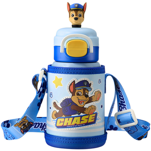 草莓生活汪汪队保温杯儿童男孩上学专用水杯子2025新款幼儿园水壶