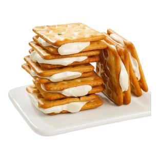 【香菇来了】芭米厚乳牛扎饼干奶盐香葱苏打牛轧糖饼干休闲小零食