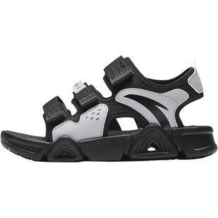 安踏儿童男小童沙滩鞋夏季新款舒适男童凉鞋儿童运动休闲露趾凉鞋