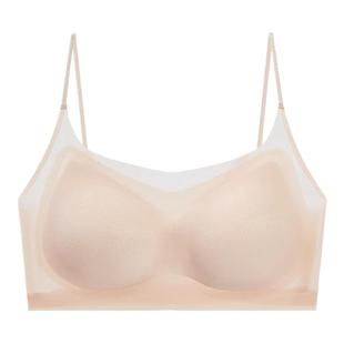 超薄粉底液内衣女隐形无痕2025夏季新款透气冰丝果冻美背文胸胸罩