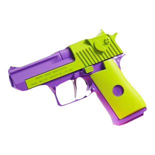 反重力迷你1911幼崽萝卜枪玩具3d打印沙漠之鹰小萝卜刀枪网红玩具