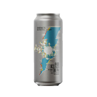 山乘酿造 幻想重构柚子山胡椒白奶酪西打果酒500ml微醺果啤精酿酒