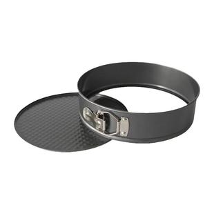 不沾底蛋糕模具家用烘焙工具碳钢戚风慕斯圆形活口烤盘4-12寸烤箱