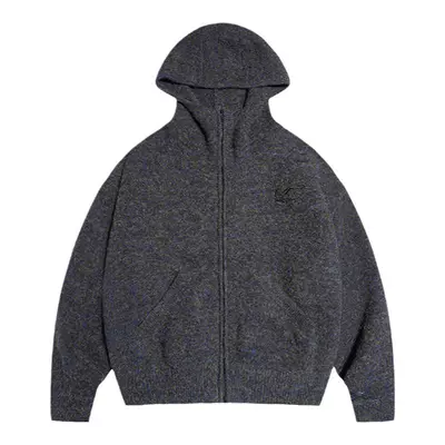 RAPPEYE马海毛连帽开衫毛衣外套