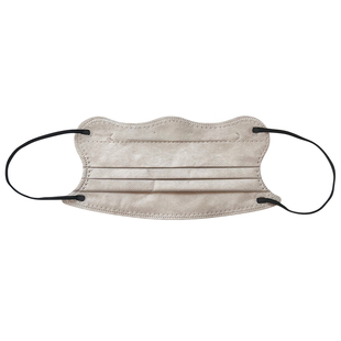 口罩女高颜值秋冬一次性新款莫兰迪奶咖色美颜V脸显脸小可爱时尚