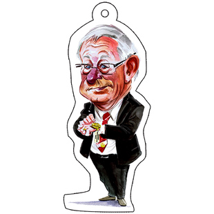 MUREDS红魔弗格森吉格斯贝克汉姆C罗博格巴亚克力双面卡通钥匙扣