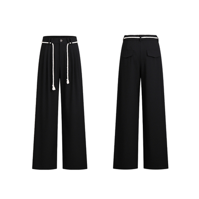 A21女装宽松阔腿长裤夏季简约