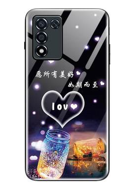 玻璃手机壳可爱适用oppor9s