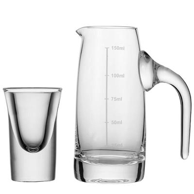 分酒器套装家用小号玻璃刻度