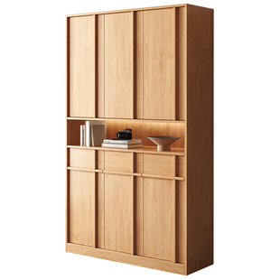 实木门口玄关柜换鞋柜一体客厅简约入户隔断超窄收纳柜