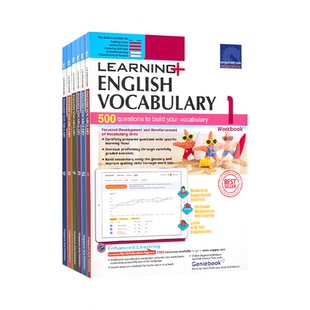 【自营】SAP Learning English Vocabulary 小学1-6年级 新加坡英语词汇练习册 语境记忆法 学习系列 基础专项训练 英文原版教辅