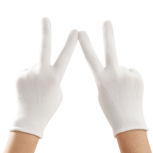 白手套儿童礼仪活动六一表演白色小孩中小学生体操薄款透气手套