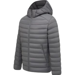 【鹅绒】波司登25秋新款男连帽休闲短款轻薄羽绒服户外简约排骨条