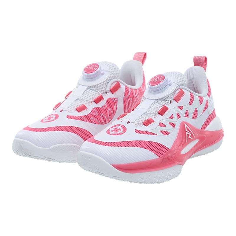 【NYBO赛事同款】准者童鞋女童旋转按钮儿童篮球鞋防滑耐磨运动鞋