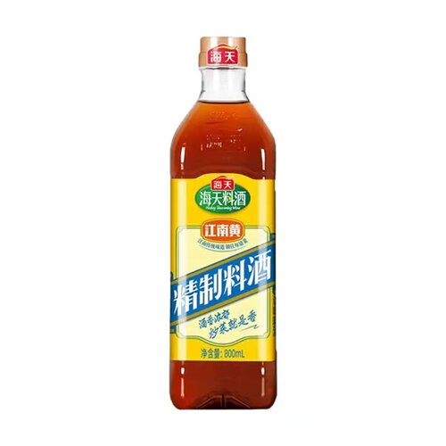 【家用商用】海天精制料酒800ml大瓶姜葱料酒炒菜去腥解膻味腌制
